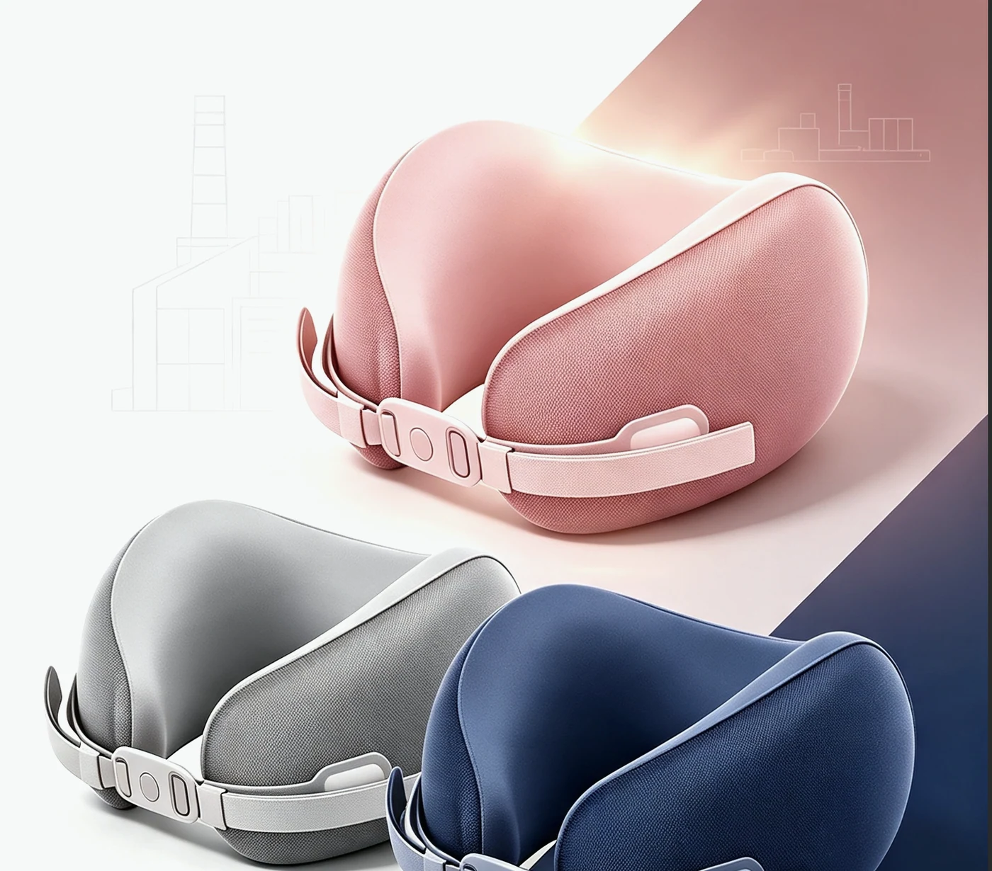 Wicozee neck pillow and massage product range